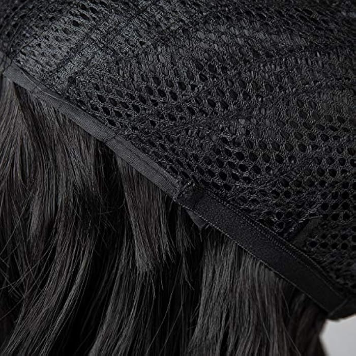 DILLARDS Lau-Daily Black Synthetic Wigs Wavy Long Wigs Black Curly Long Wigs For Women And Ladies - Image 4